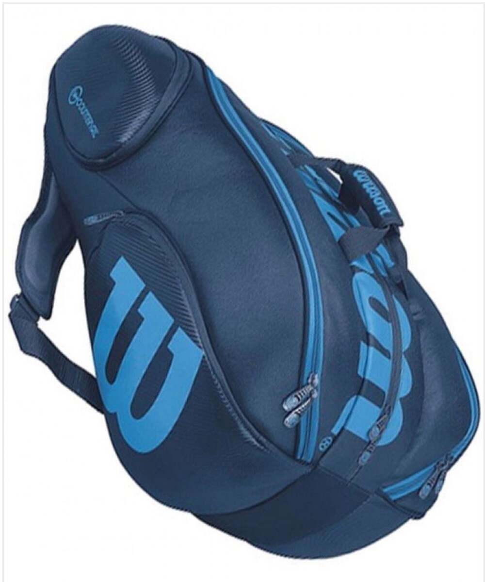 Wilson Vancouver 15 Pack Tennis Bag Blue/Black Countervail
